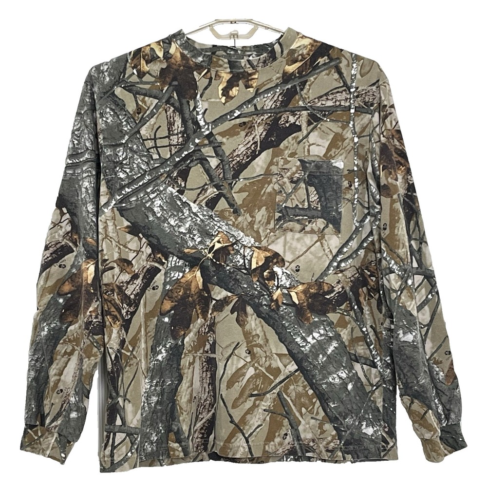 Outfitters Ridge Men's Shirt 3XL Brown Camo Fusion 3D Long‎ Sleeve Hunting Gear